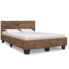 Bed Frame Natural Rattan 140x200 cm
